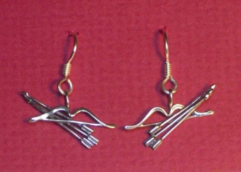 bow earrings