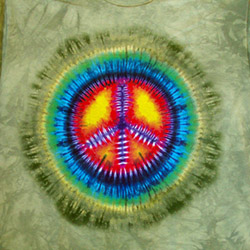 Peace Sign Tie-dye