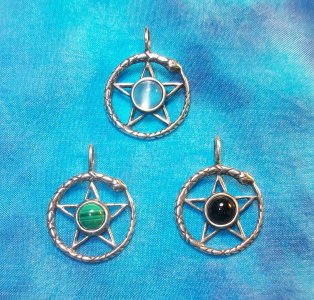 pentacle pendants