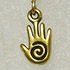 Spiral Hand earrings