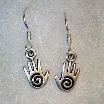 Spiral Hand in silver