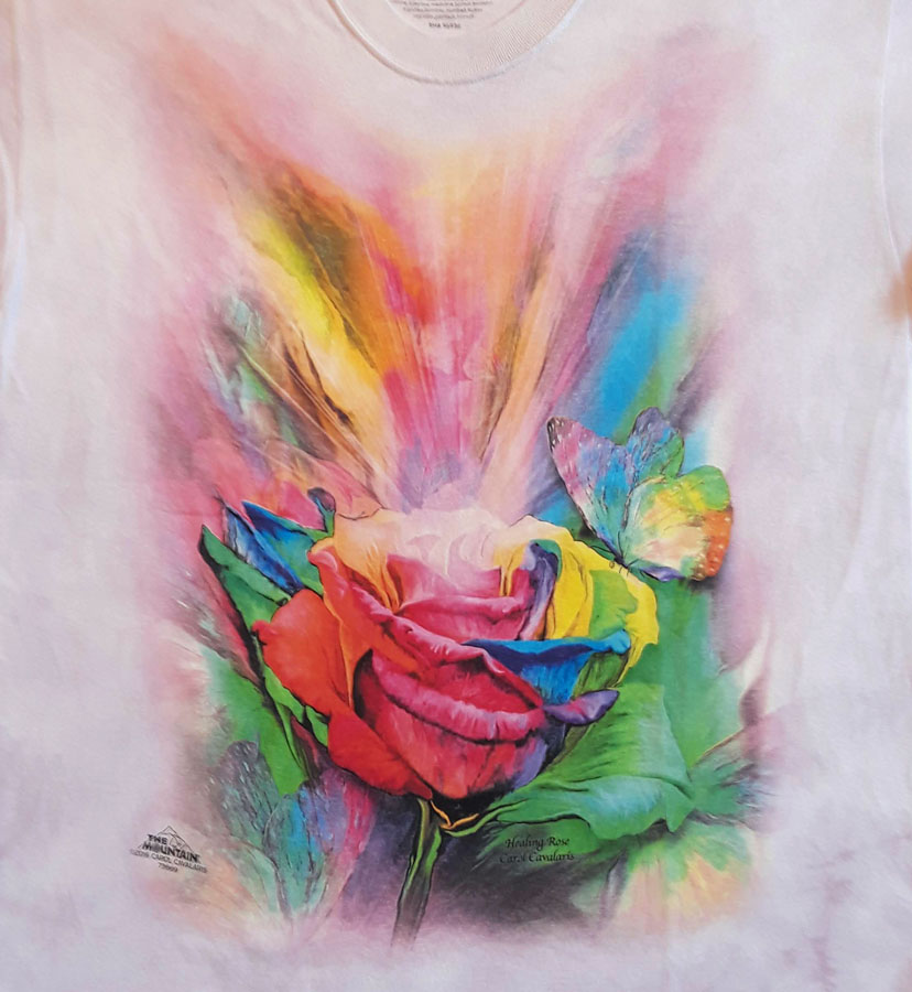 The Mountain T-Shirt /"Healing Rose/"